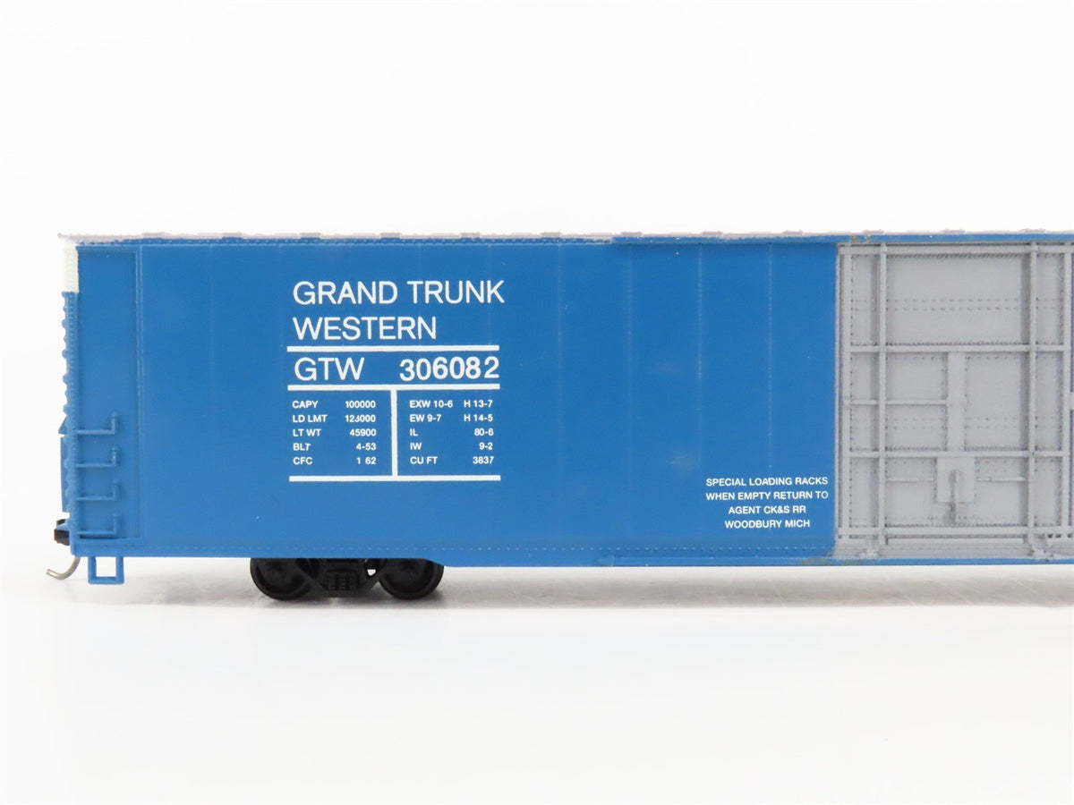 HO Scale Athearn GTW Grand Trunk Western 86&#39; Hi-Cube / Auto Box Car #306082