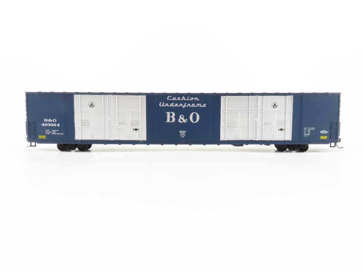 HO Scale Athearn B&amp;O Baltimore &amp; Ohio Thrall 86&#39; Hi-Cube / Auto Box Car #493024