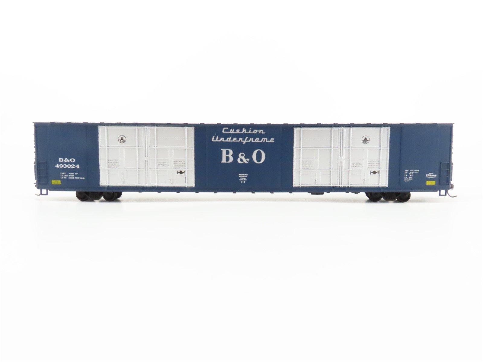 HO Scale Athearn B&O Baltimore & Ohio Thrall 86' Hi-Cube / Auto Box Car #493024