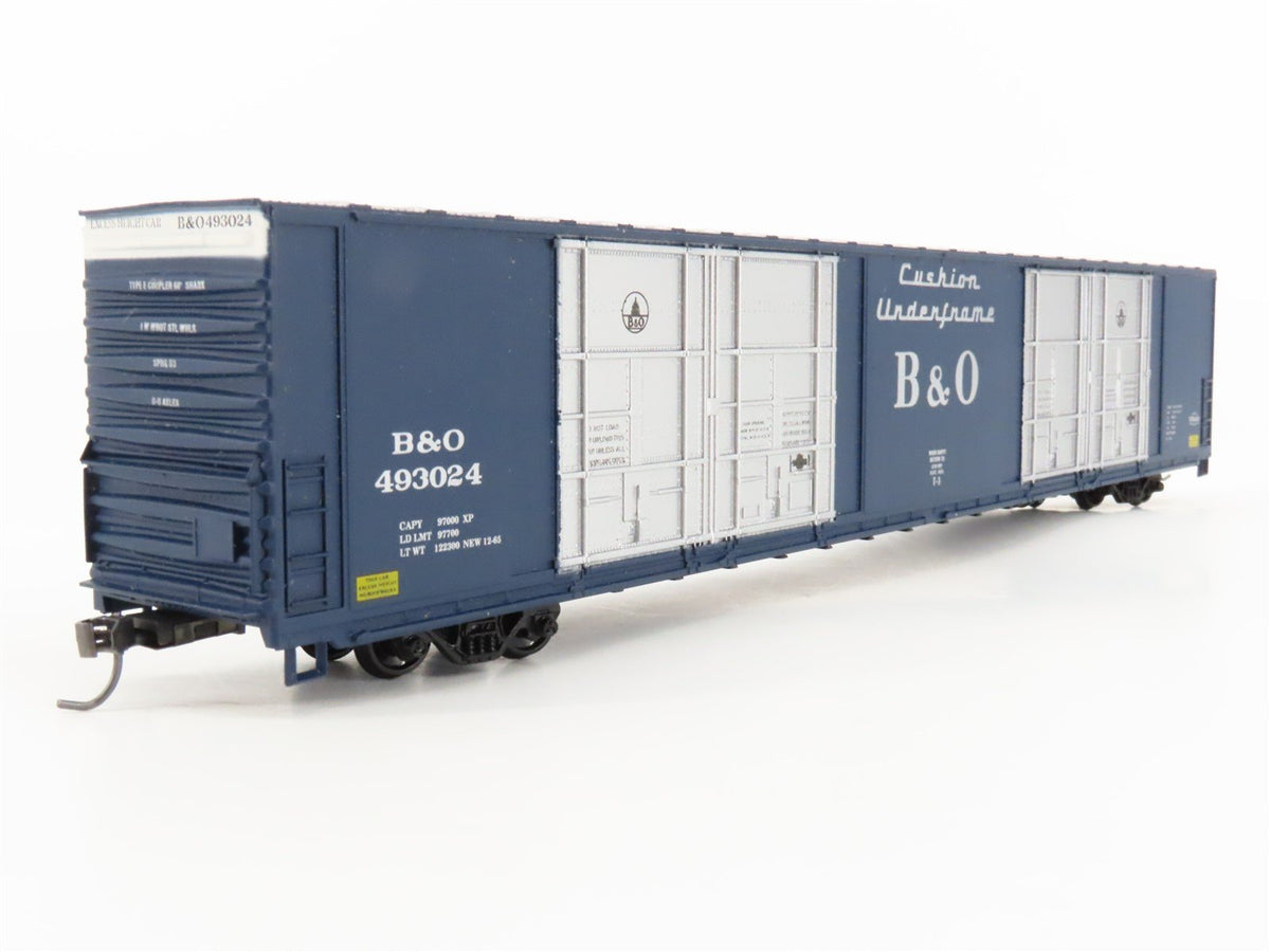 HO Scale Athearn B&amp;O Baltimore &amp; Ohio Thrall 86&#39; Hi-Cube / Auto Box Car #493024