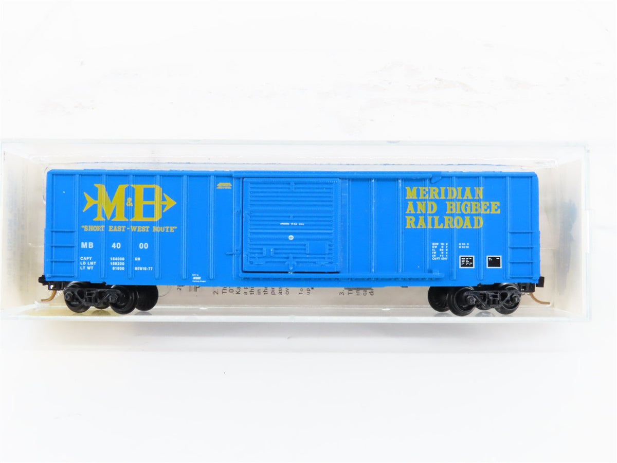 N Scale Kadee Micro-Trains MTL 25120 MB Meridian &amp; Bigbee 50&#39; Box Car #4000