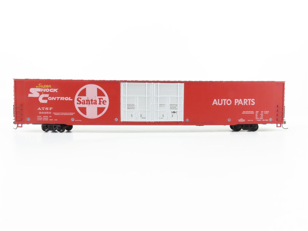 HO Scale Athearn ATSF Santa Fe Thrall 86&#39; Hi-Cube Auto-Parts Box Car #36950