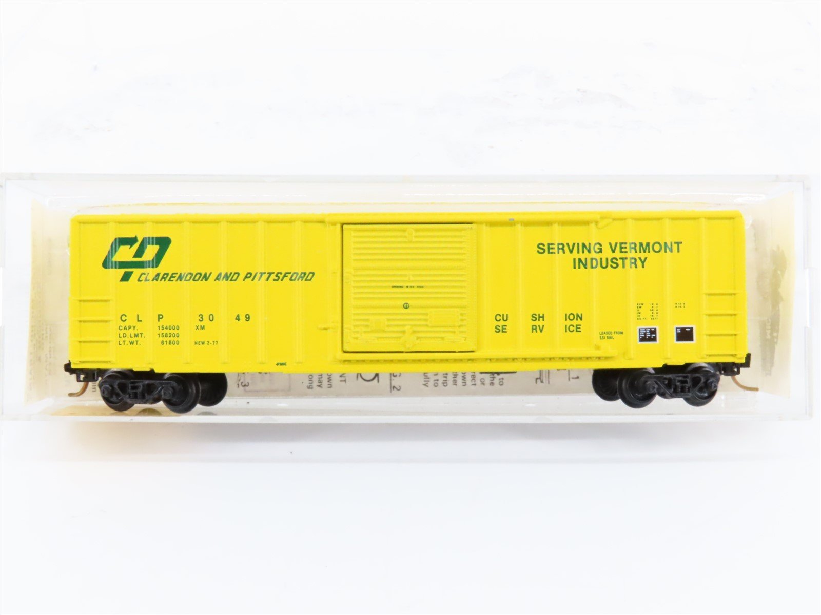 N Scale Kadee Micro-Trains MTL 25060 CLP Clarendon & Pittsford 50' Box Car #3049