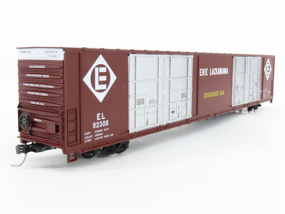 HO Scale Athearn EL Erie Lackawanna Thrall 86&#39; Hi-Cube / Auto Box Car #92308