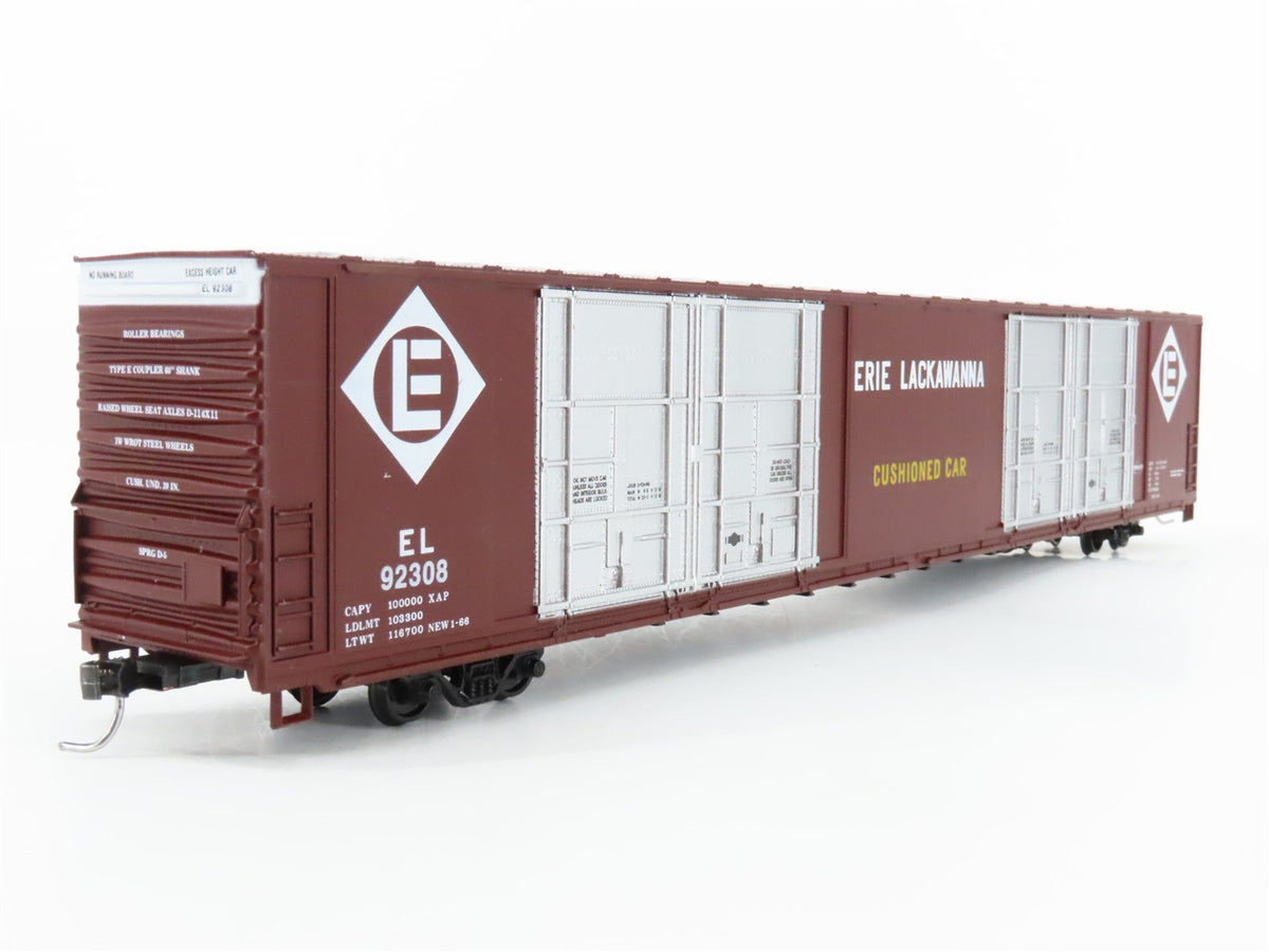 HO Scale Athearn EL Erie Lackawanna Thrall 86&#39; Hi-Cube / Auto Box Car #92308