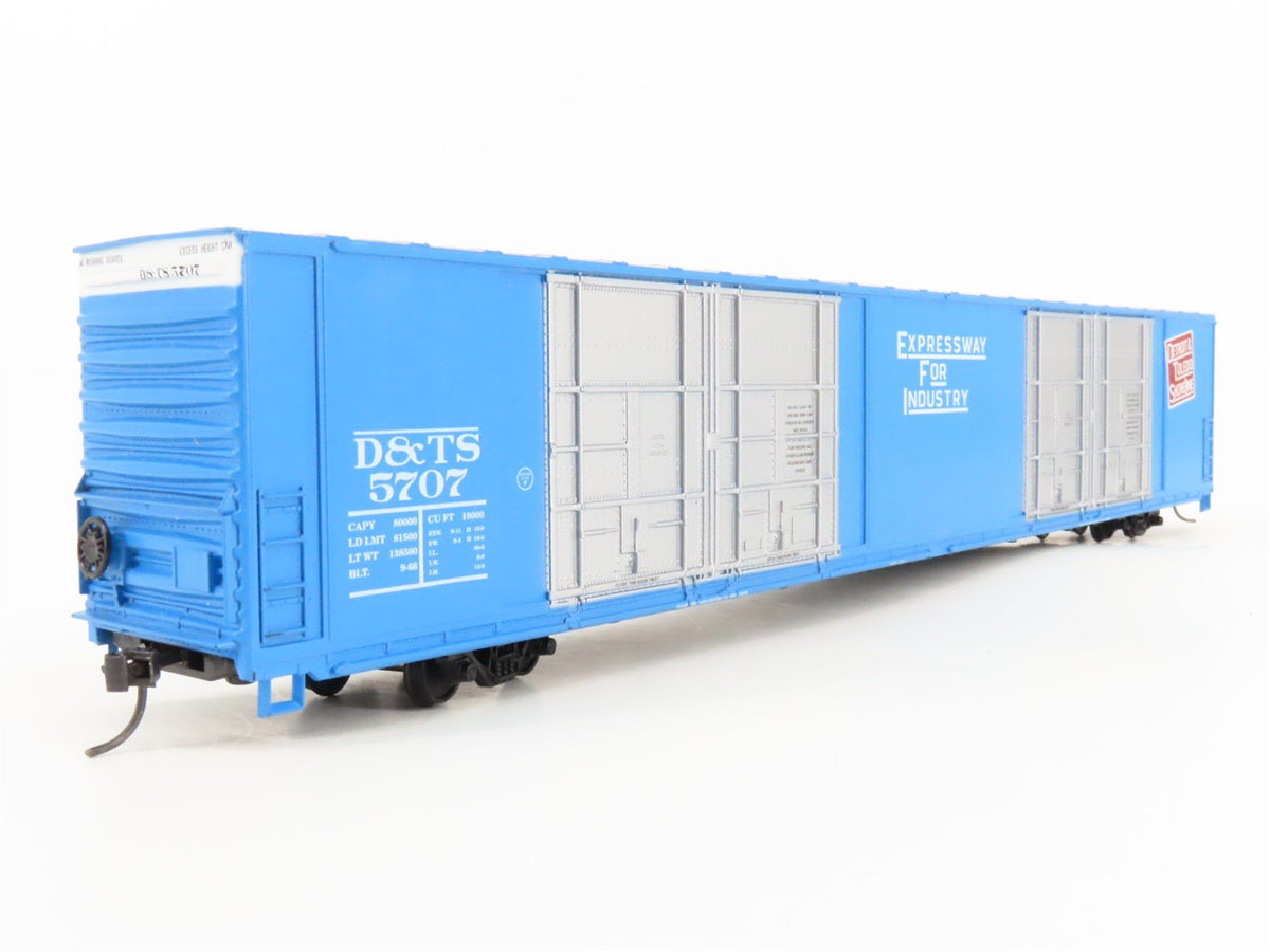 HO Scale Athearn DTS Detroit &amp; Toledo Shoreline 86&#39; Hi-Cube / Auto Box Car #5707