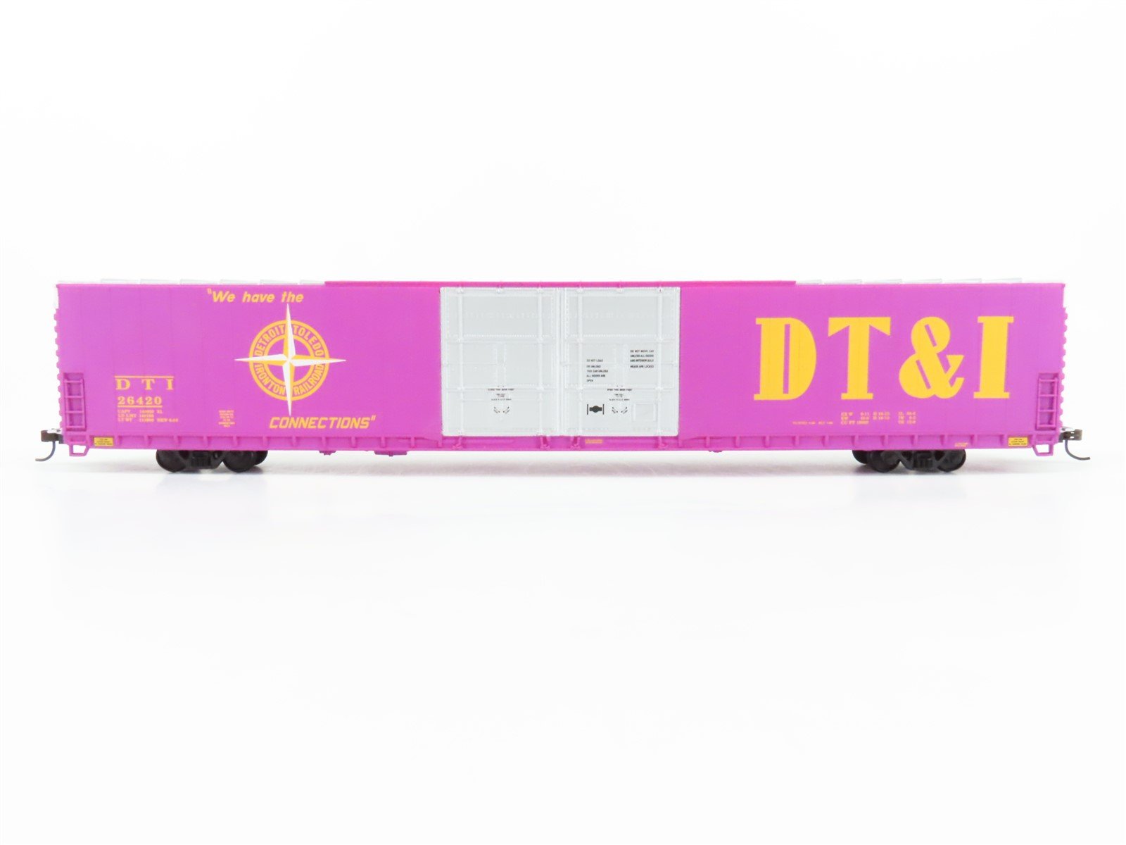 HO Scale Walthers DTI Detroit Toledo & Ironton 86' Hi-Cube / Auto Box Car #26420