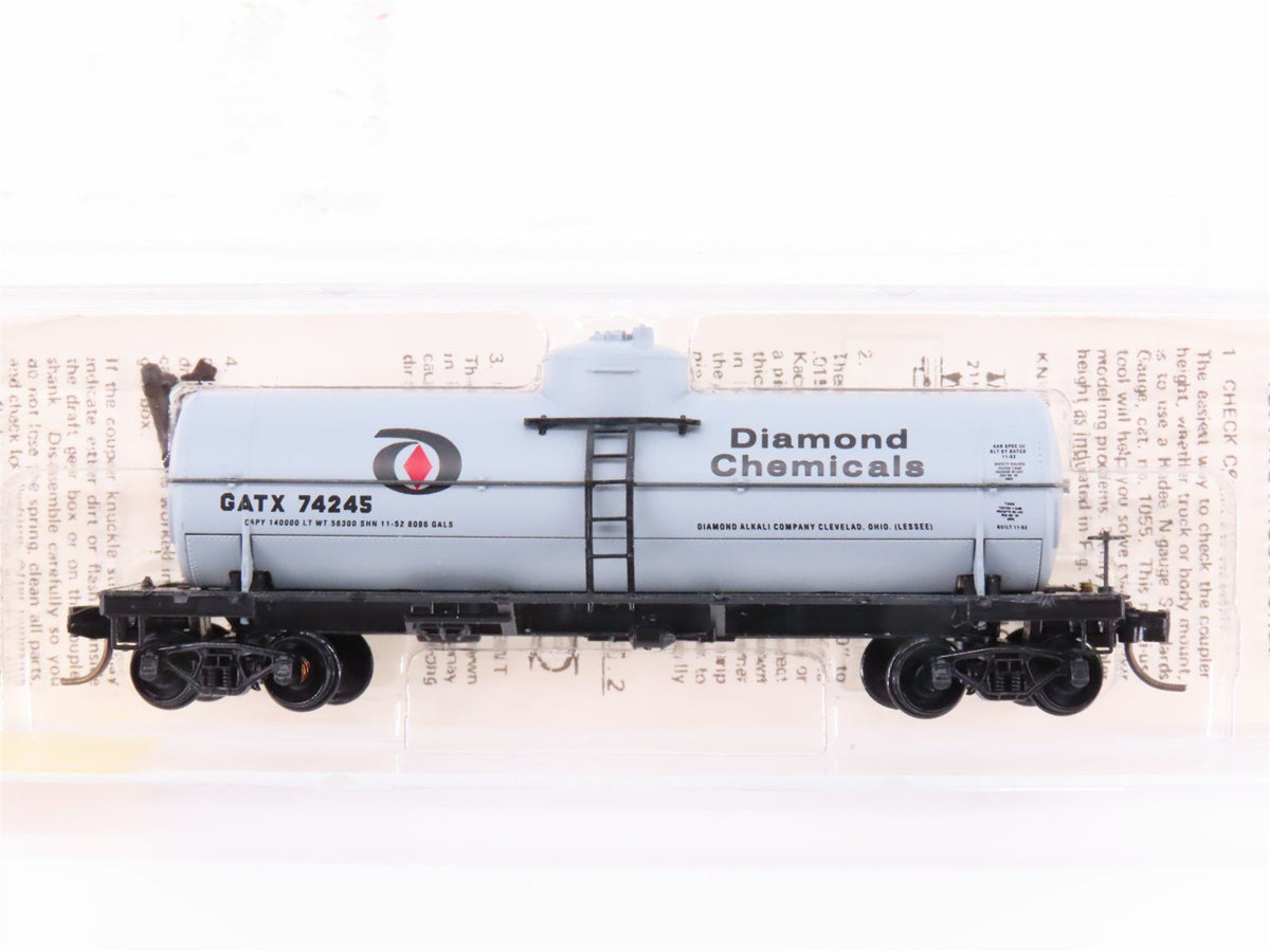 N Scale Kadee Micro-Trains MTL 65190 GATX Diamond Chemicals 39&#39; Tank Car #74245