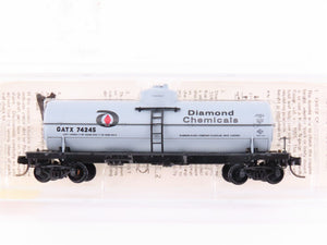 N Scale Kadee Micro-Trains MTL 65190 GATX Diamond Chemicals 39' Tank Car #74245