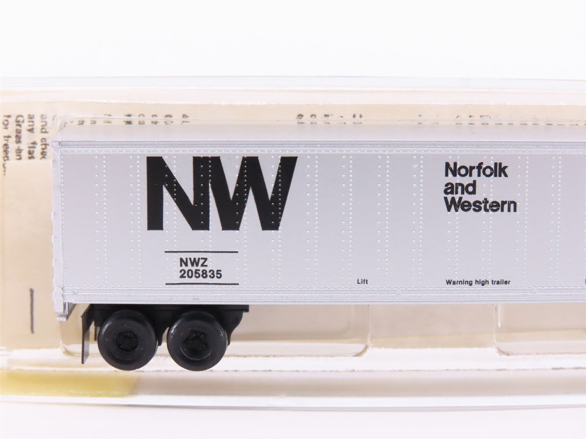 N Scale Kadee Micro-Trains MTL 68010 NWZ Norfolk &amp; Western 48&#39; Trailer #205835