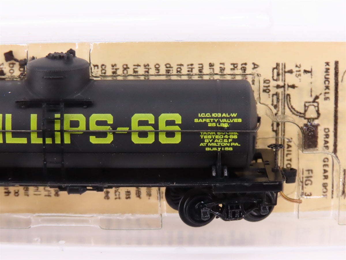 N Kadee Micro-Trains MTL 65130 PSPX Phillips-66 39&#39; Single Dome Tank Car #20052
