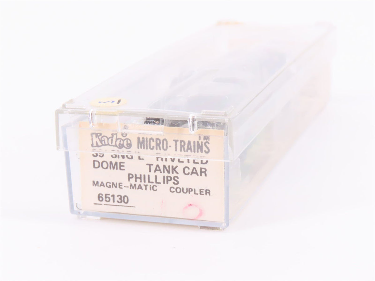 N Kadee Micro-Trains MTL 65130 PSPX Phillips-66 39&#39; Single Dome Tank Car #20052