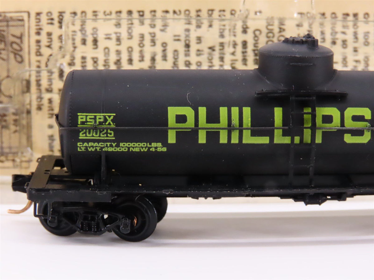 N Kadee Micro-Trains MTL 65130 PSPX Phillips-66 39&#39; Single Dome Tank Car #20025