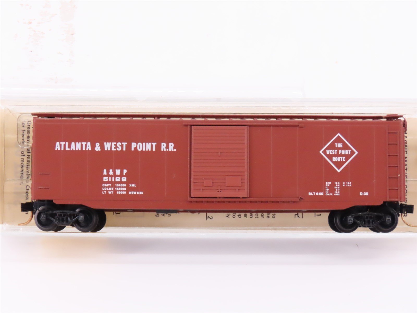 N Kadee Micro-Trains MTL 31120 A&WP The West Point Route 50' Box Car #51128