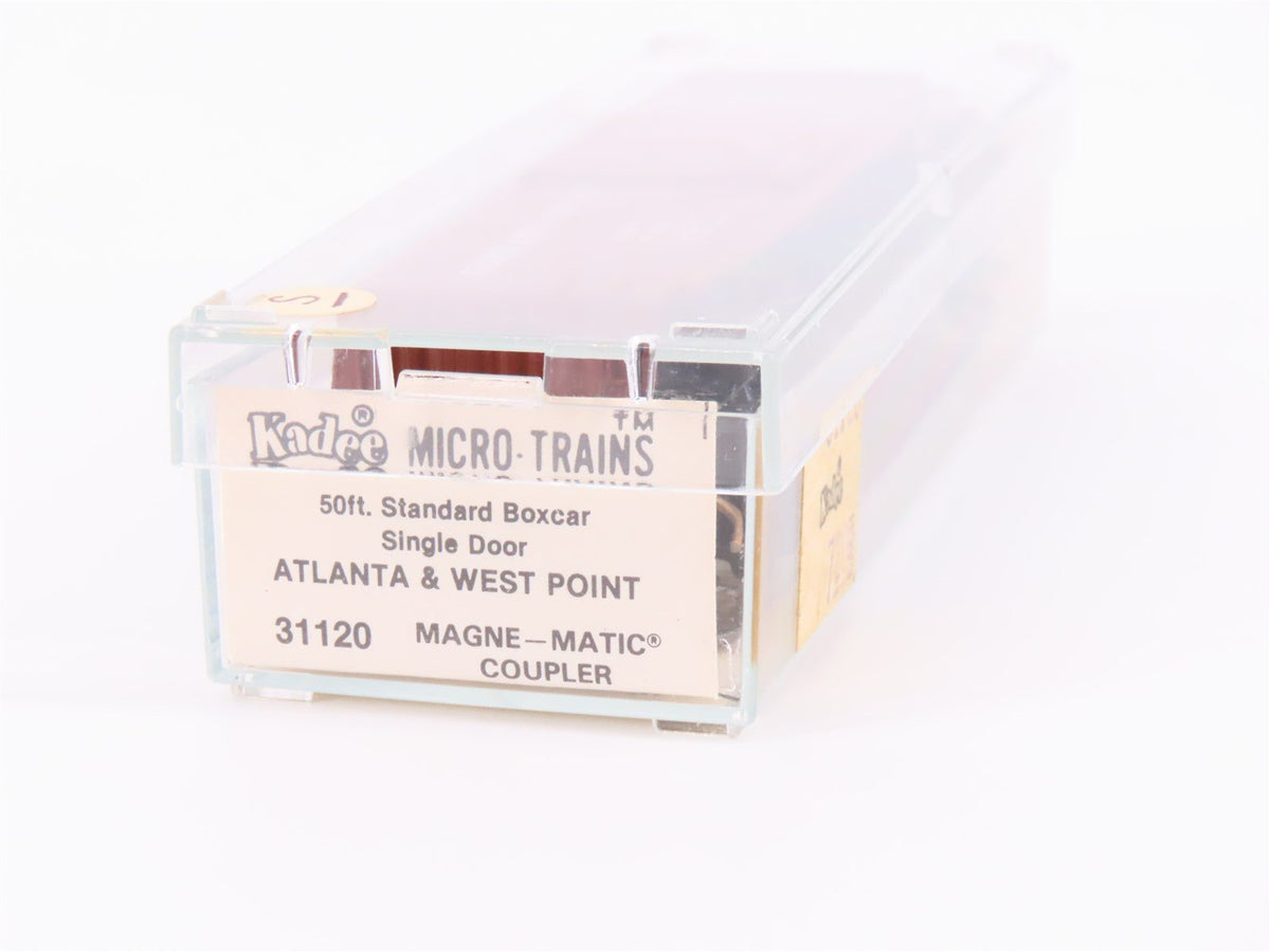 N Kadee Micro-Trains MTL 31120 A&amp;WP The West Point Route 50&#39; Box Car #51128