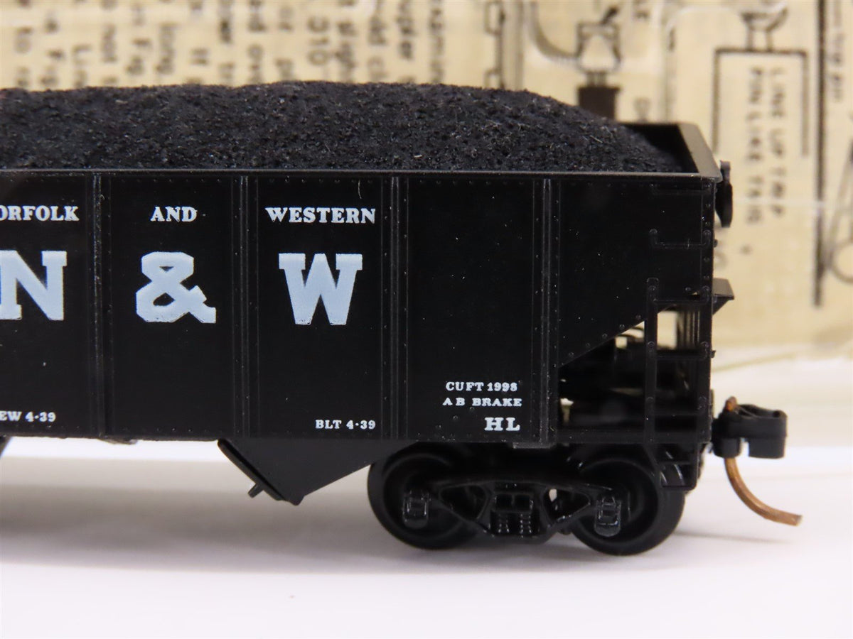 N Scale Kadee Micro-Trains MTL 56040 N&amp;W Norfolk &amp; Western 2-Bay Hopper #38288