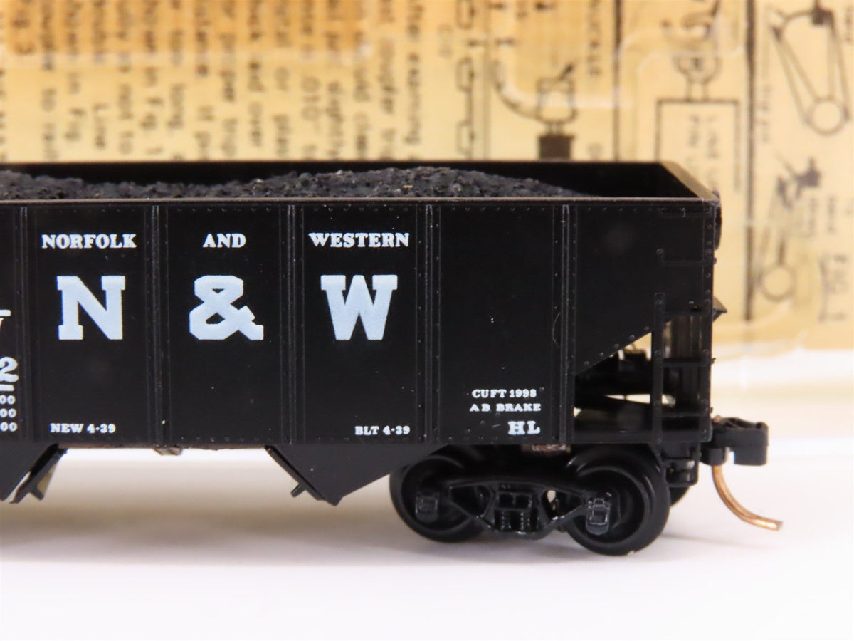 N Scale Kadee Micro-Trains MTL 56042 N&amp;W Norfolk &amp; Western 2-Bay Hopper #38432