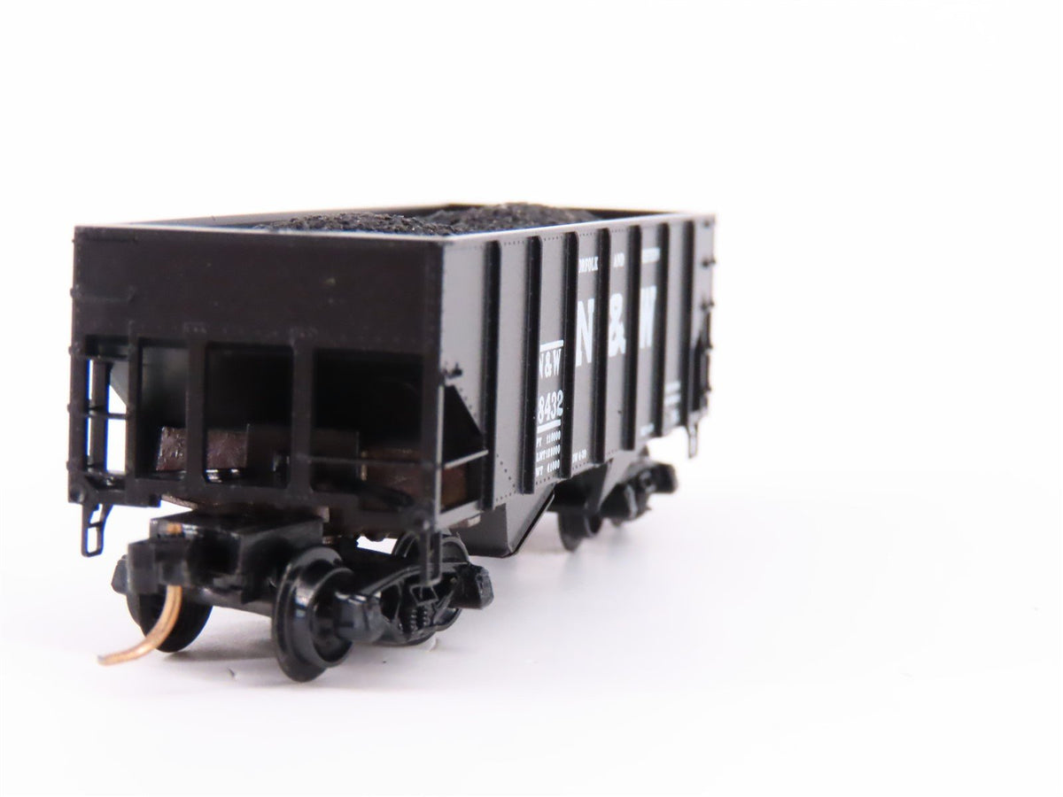 N Scale Kadee Micro-Trains MTL 56042 N&amp;W Norfolk &amp; Western 2-Bay Hopper #38432