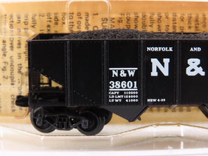 N Scale Kadee Micro-Trains MTL 56042 N&W Norfolk & Western 2-Bay Hopper #38601