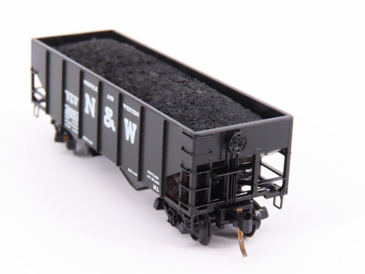 N Scale Kadee Micro-Trains MTL 56042 N&amp;W Norfolk &amp; Western 2-Bay Hopper #38993