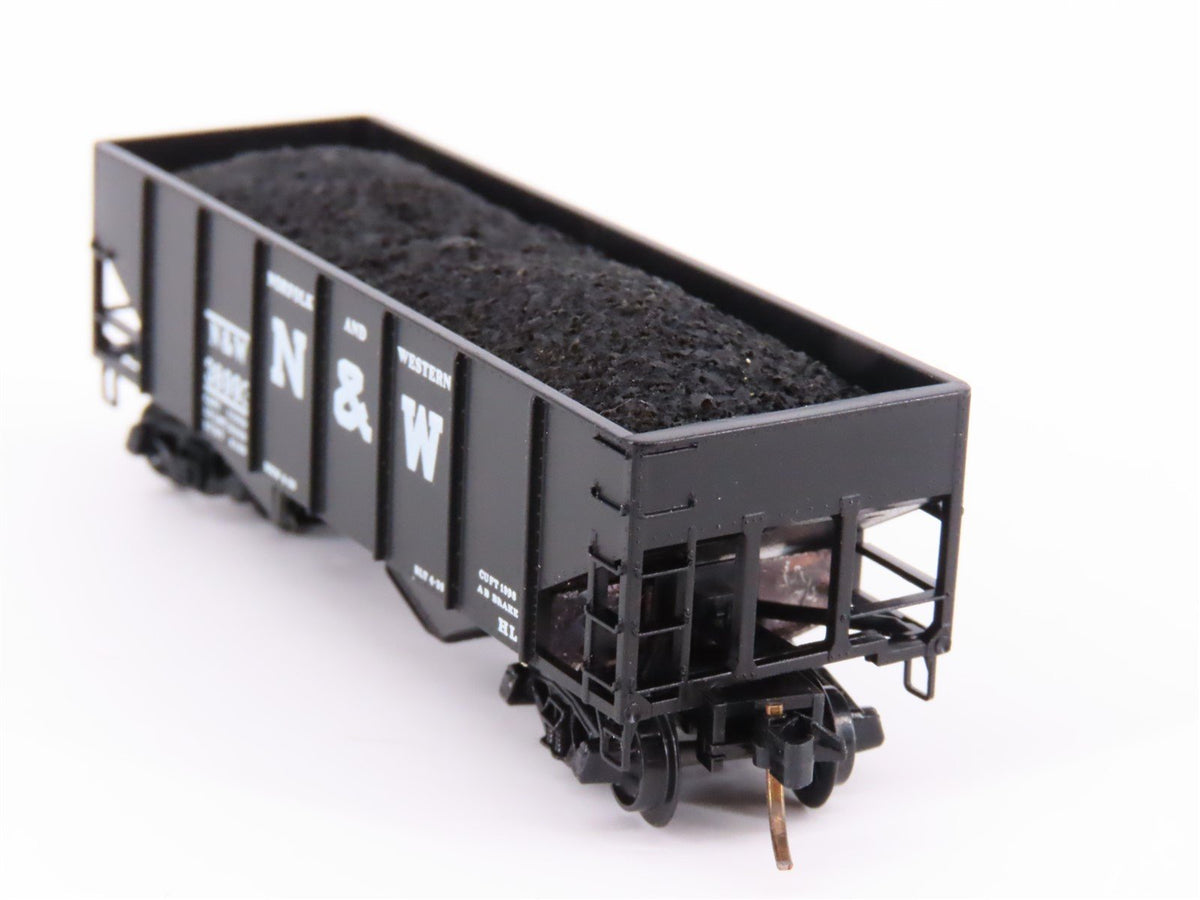 N Scale Kadee Micro-Trains MTL 56042 N&amp;W Norfolk &amp; Western 2-Bay Hopper #38993