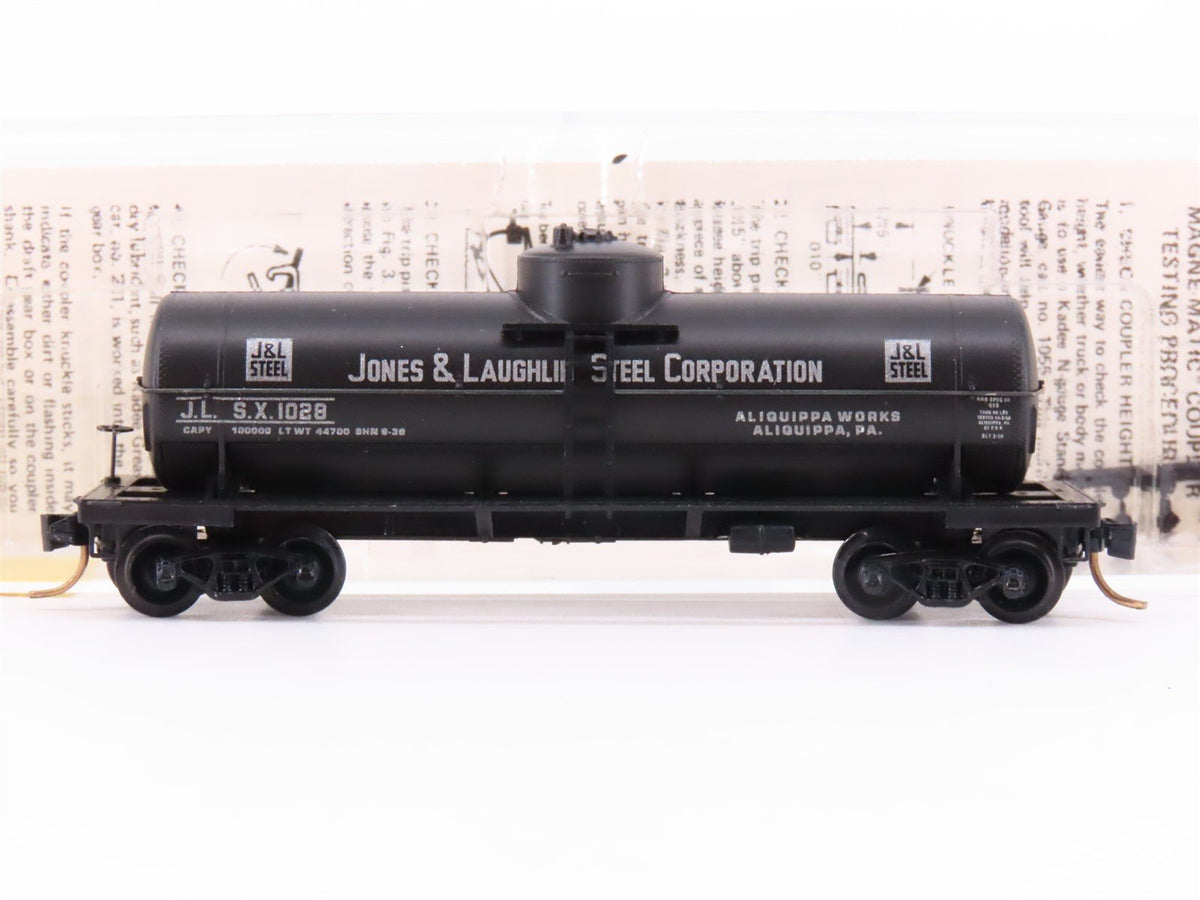 N Scale Kadee Micro-Trains MTL 65160 JLSX Jones &amp; Laughlin Steel Tank Car #1028