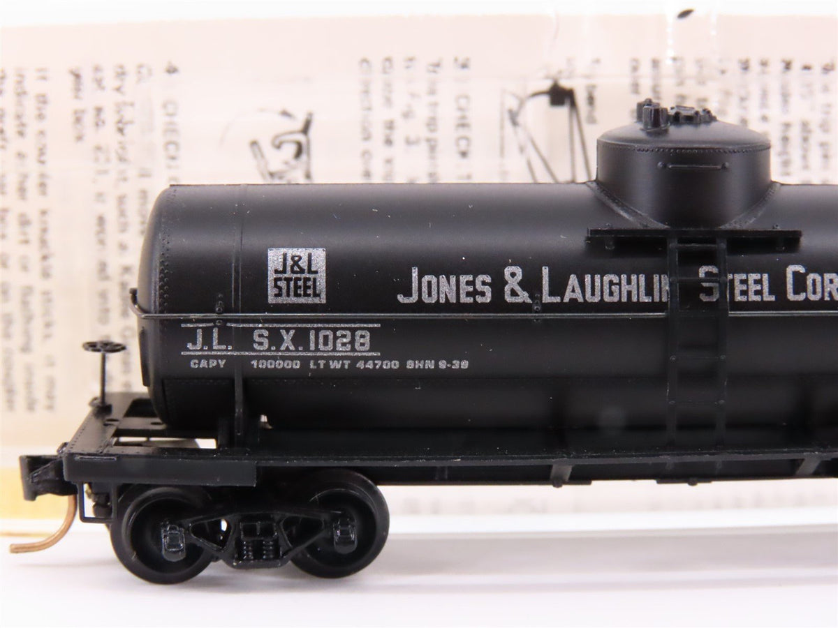 N Scale Kadee Micro-Trains MTL 65160 JLSX Jones &amp; Laughlin Steel Tank Car #1028