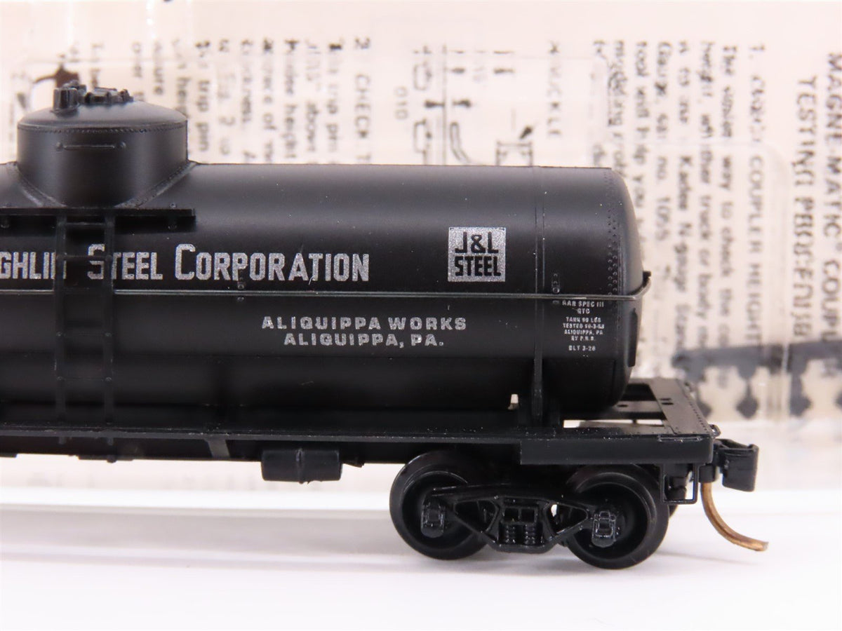 N Scale Kadee Micro-Trains MTL 65160 JLSX Jones &amp; Laughlin Steel Tank Car #1028