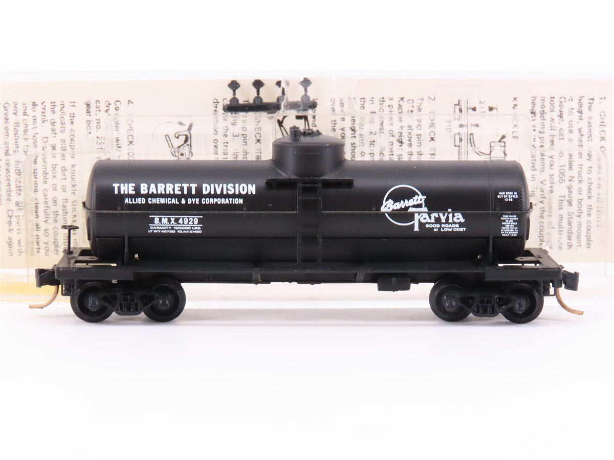 N Scale Kadee Micro-Trains MTL 65150 BMX Tarvia 39&#39; Single Dome Tank Car #4929