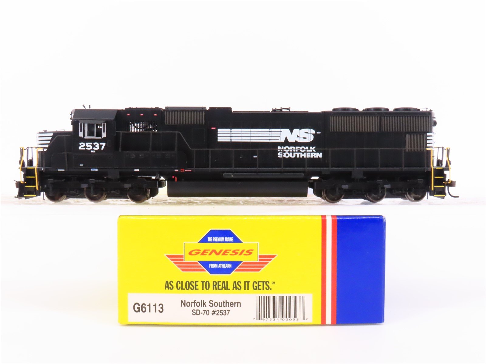 HO Athearn Genesis G6113 NS Norfolk Southern SD70 Diesel 2537 w/Sound - DCC ONLY