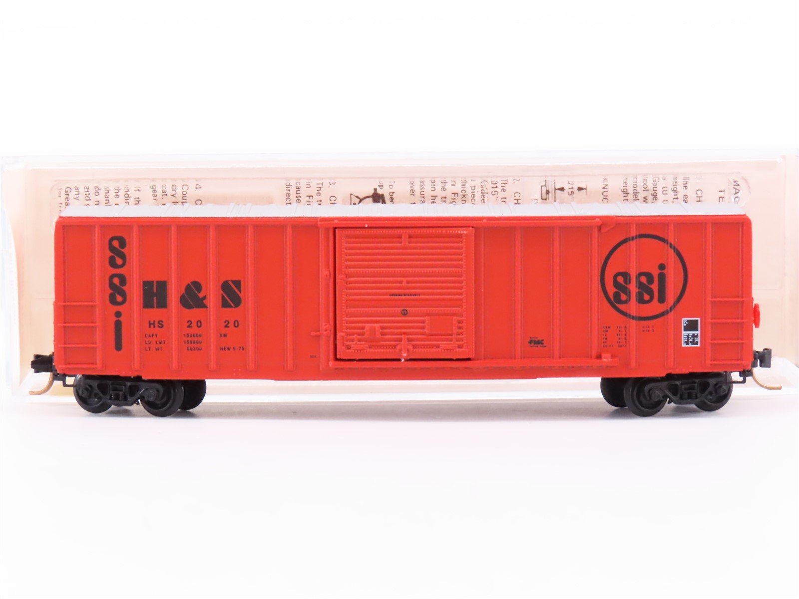 N Scale Kadee Micro-Trains MTL 25180 H&S SSI 50' Single Door Box Car #2020