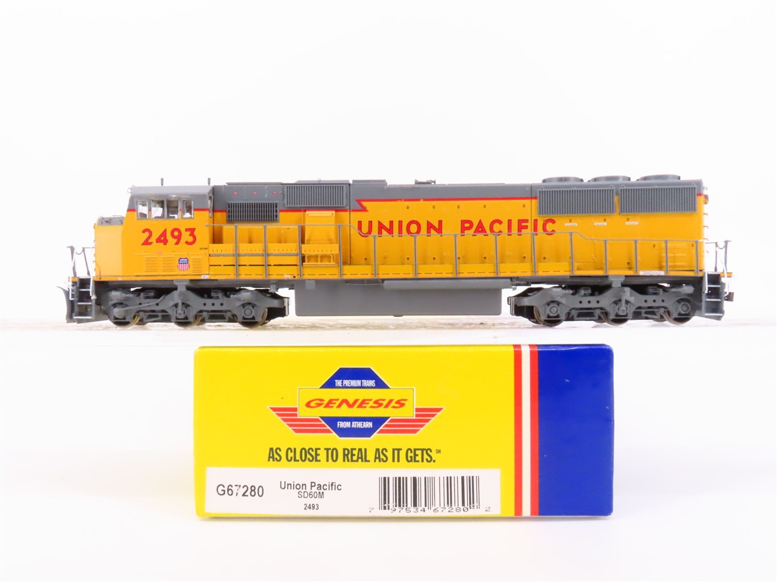 HO Scale Athearn Genesis G67280 UP Union Pacific SD60M Diesel Loco #2493 w/ DCC