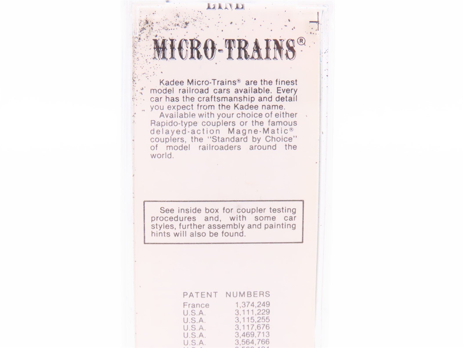 N Scale Kadee Micro-Trains MTL 25170 ROCK Route Rock Box Car #300460