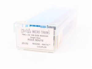 N Scale Kadee Micro-Trains MTL 25170 ROCK Route Rock Box Car #300460