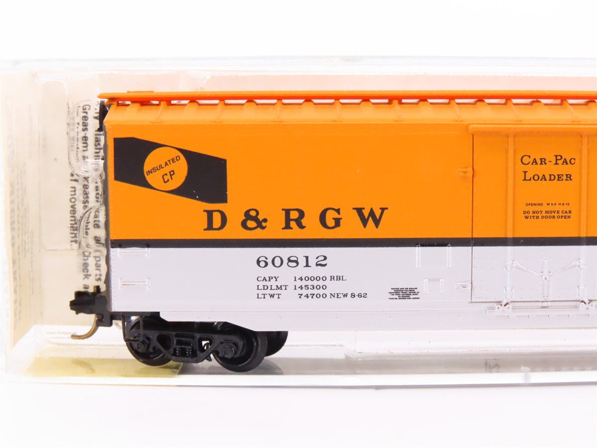 N Scale Kadee Micro-Trains MTL 32220 D&amp;RGW Rio Grande Single Door Box Car #60812