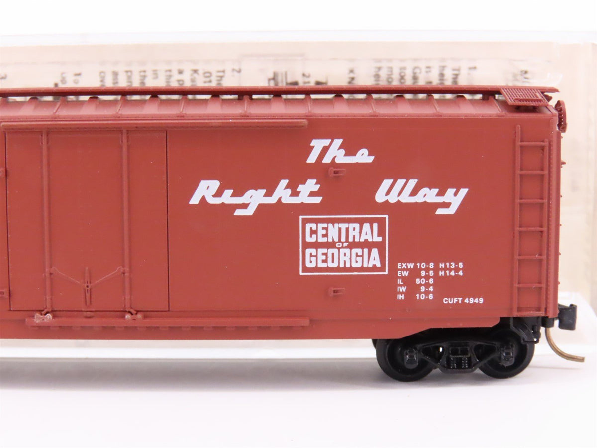 N Scale Kadee Micro-Trains MTL 32210 CG Central of Georgia 50&#39; Box Car #3545