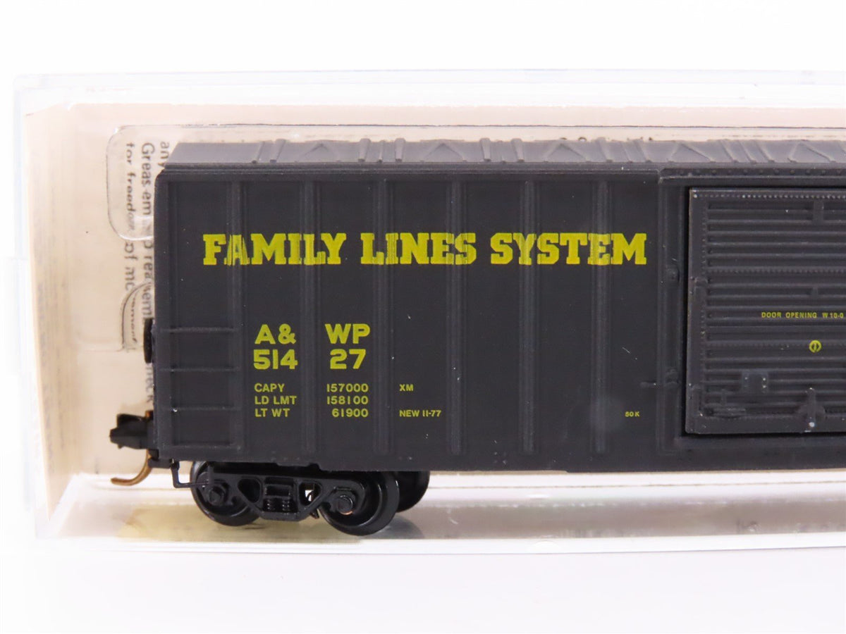 N Scale Kadee Micro-Trains MTL 25200 A&amp;WP Family Lines System 50&#39; Box Car #51427