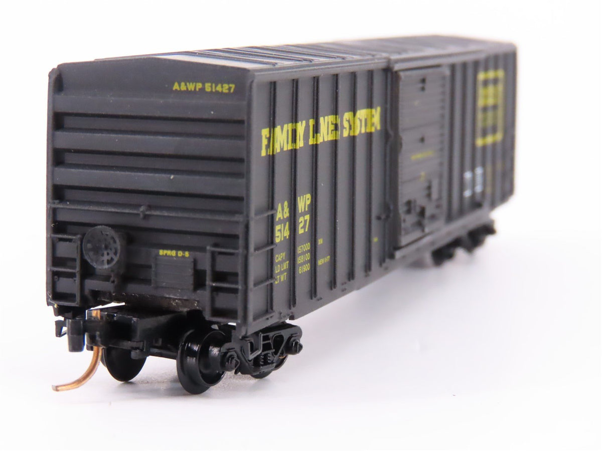 N Scale Kadee Micro-Trains MTL 25200 A&amp;WP Family Lines System 50&#39; Box Car #51427