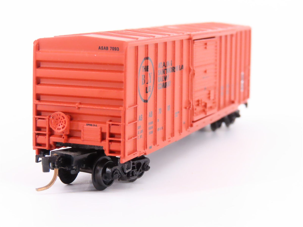 N Scale Kadee Micro-Trains MTL 25070 ASAB Atlanta &amp; St Andrews Bay Box Car #7093