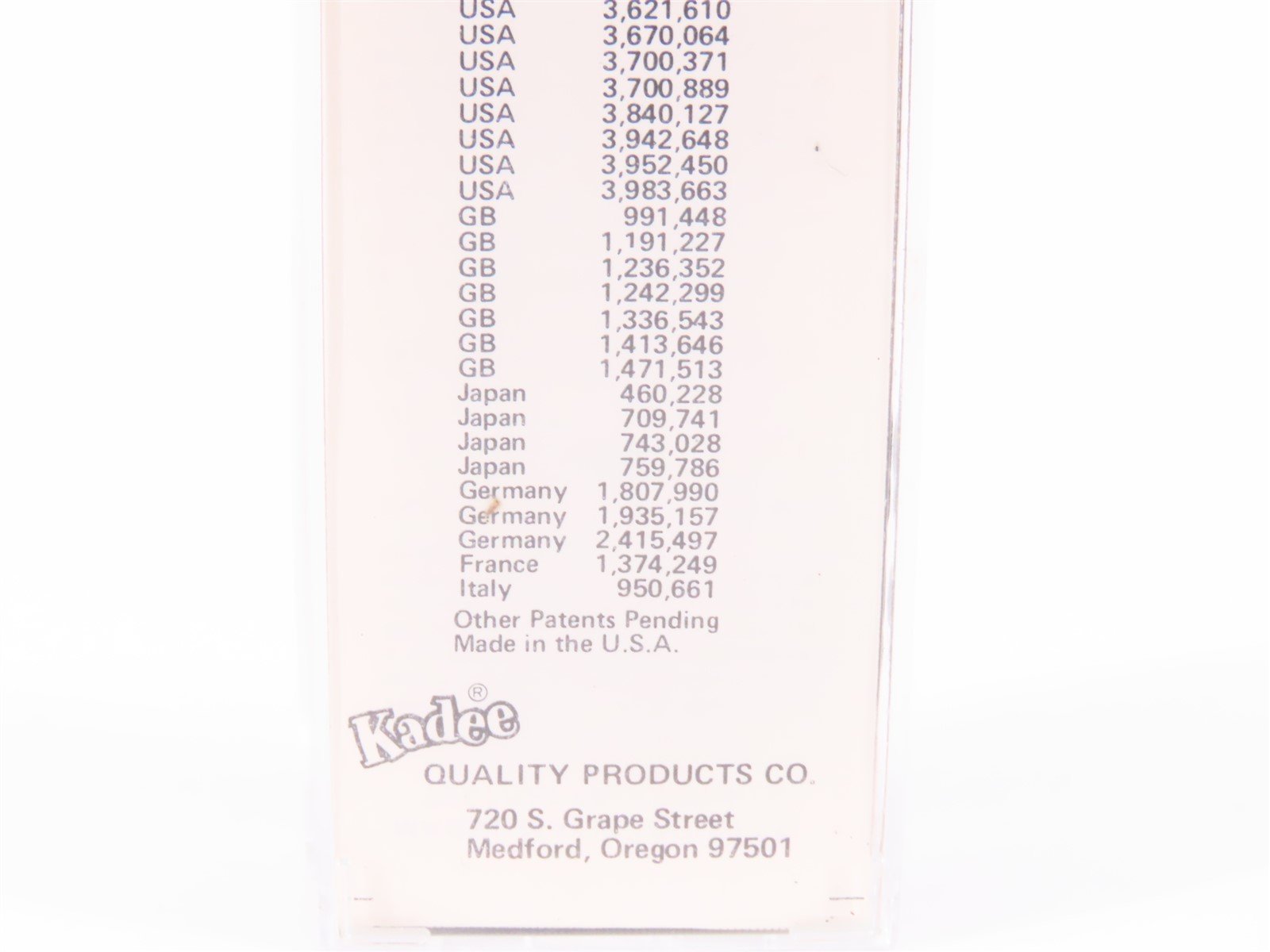 N Scale Kadee Micro-Trains MTL 25070 ASAB Atlanta & St Andrews Bay Box Car #7093