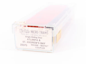 N Scale Kadee Micro-Trains MTL 25070 ASAB Atlanta & St Andrews Bay Box Car #7093