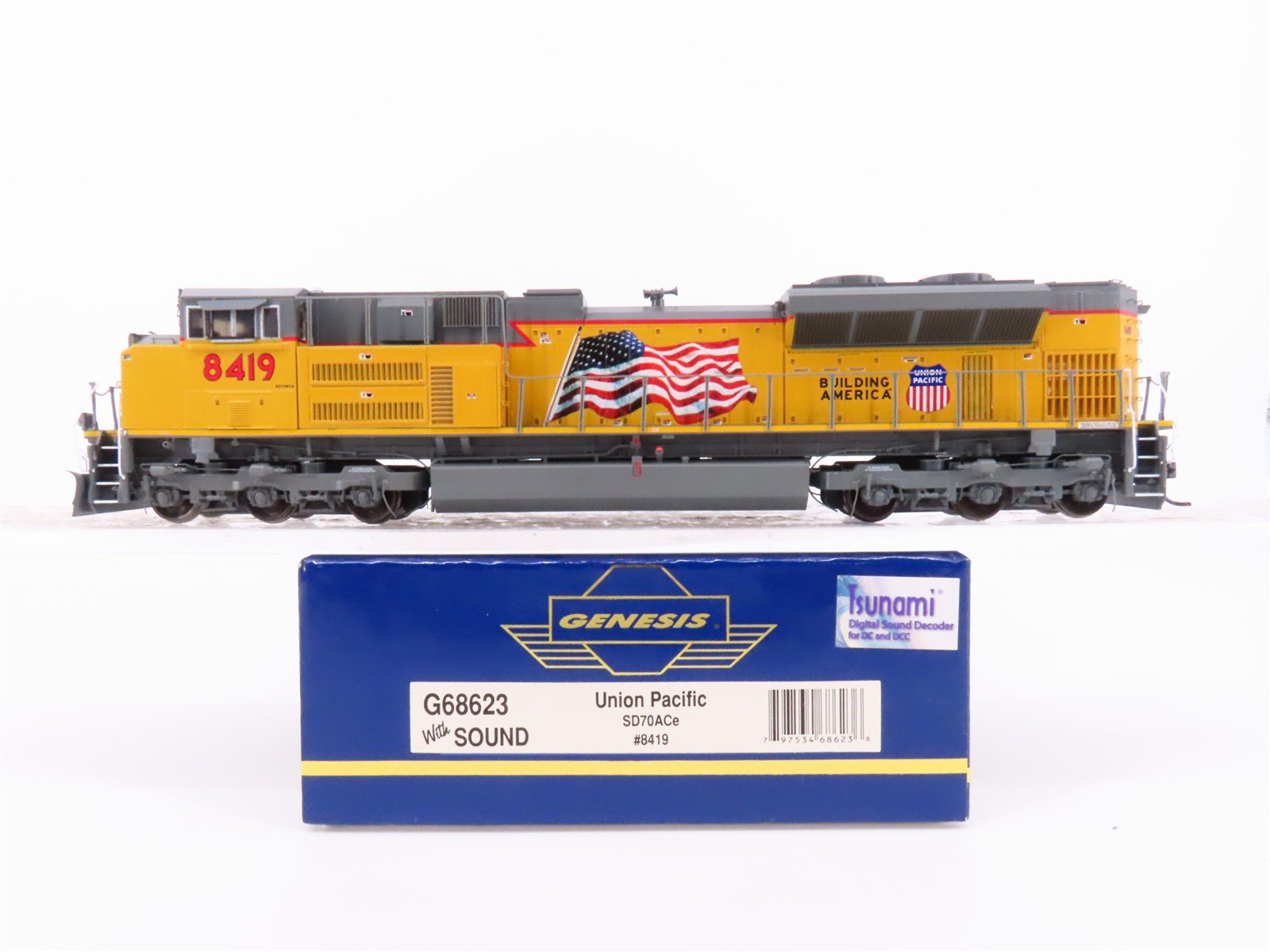 HO Scale Athearn Genesis G68623 UP Railway SD70ACe Diesel Loco #8419 w/ DCC