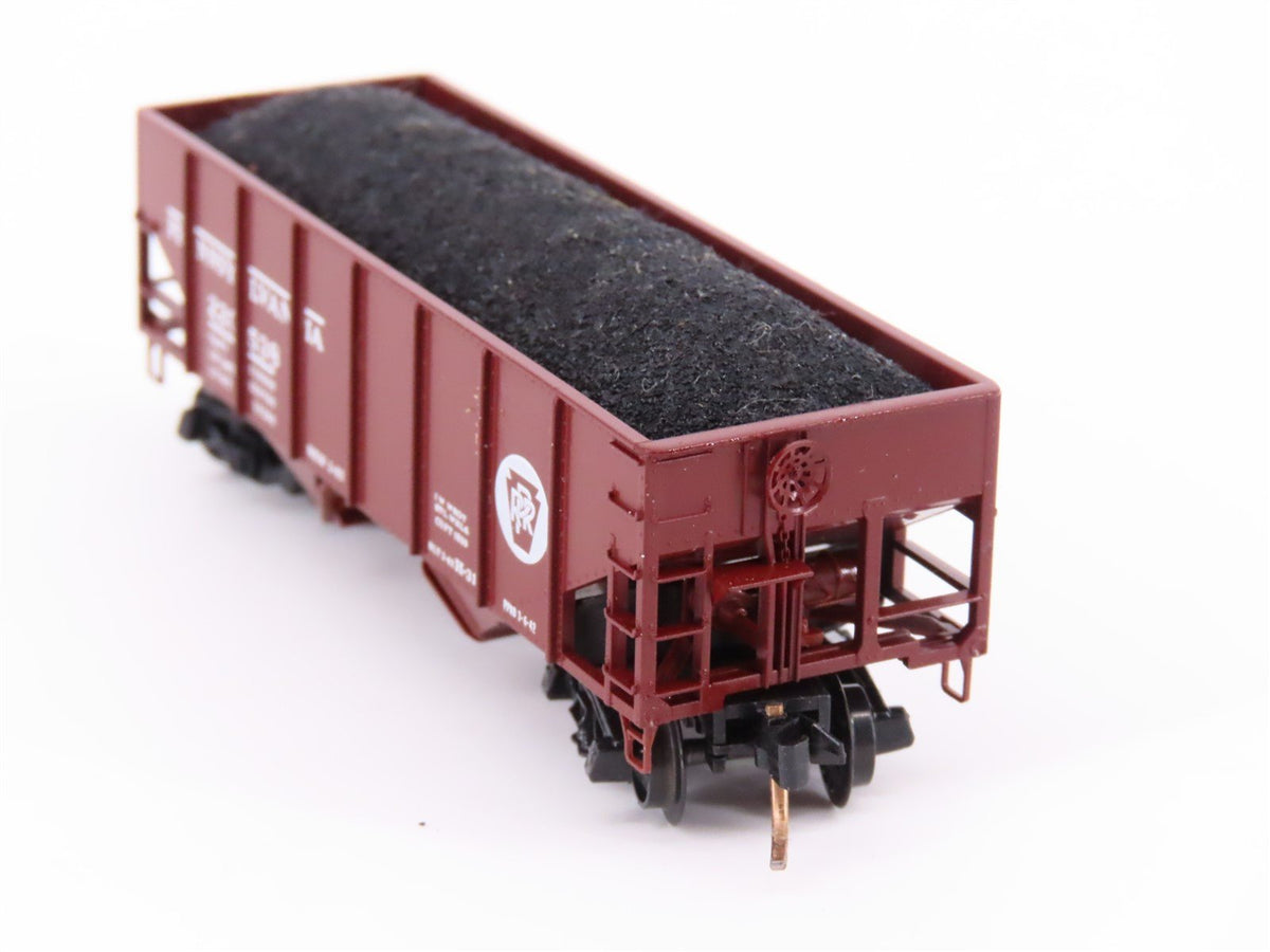 N Scale Kadee Micro-Trains MTL 56062 PRR Pennsylvania 2-Bay Hopper #220538