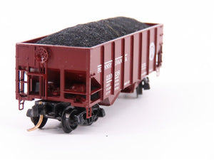 N Scale Kadee Micro-Trains MTL 56062 PRR Pennsylvania 2-Bay Hopper #220538