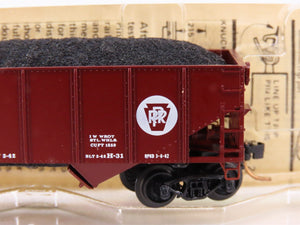 N Scale Kadee Micro-Trains MTL 56062 PRR Pennsylvania 2-Bay Hopper #220573