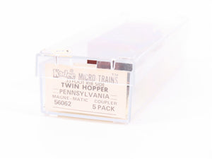 N Scale Kadee Micro-Trains MTL 56062 PRR Pennsylvania 2-Bay Hopper #220573