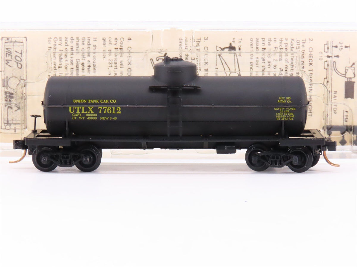 N Scale Kadee Micro-Trains MTL 65122 UTLX 39&#39; Single Dome Tank Car #77612