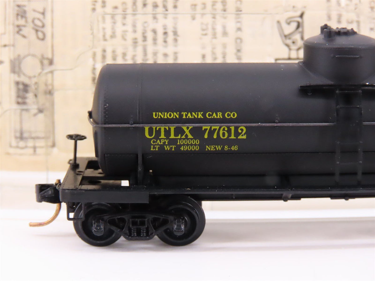 N Scale Kadee Micro-Trains MTL 65122 UTLX 39&#39; Single Dome Tank Car #77612