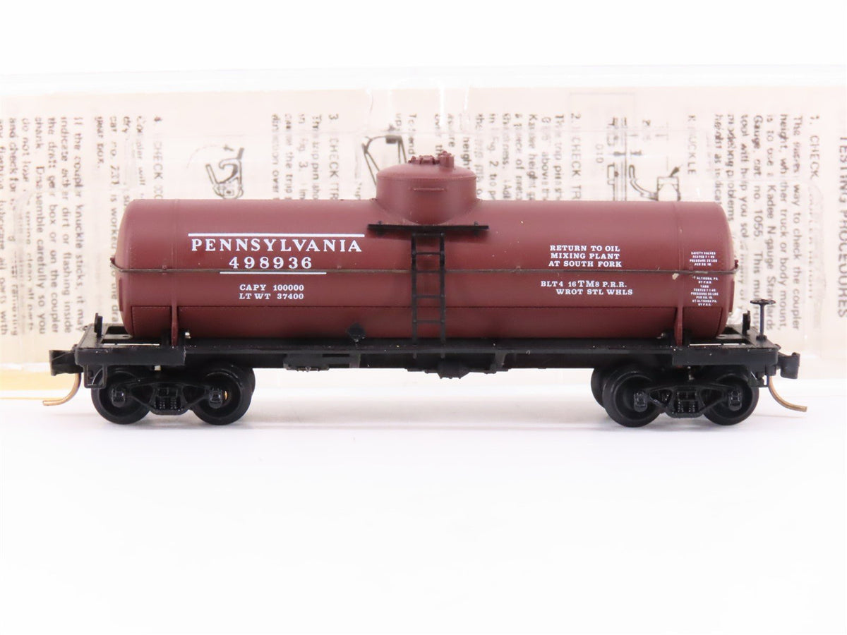 N Kadee Micro-Trains MTL 65230 PRR Pennsylvania 39&#39; Single Dome Tank Car #498936