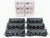 HO Broadway Limited BLI 811 PRR H2a 3-Bay Hoppers 6-Pack w/ Load - Weathered